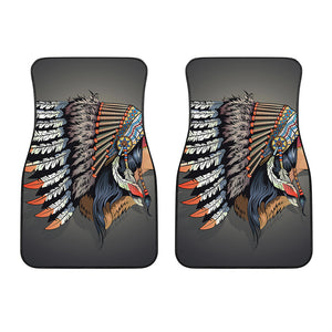 Native American Indian Girl Print Front Car Floor Mats