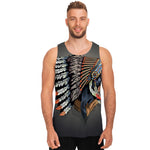 Native American Indian Girl Print Men's Tank Top