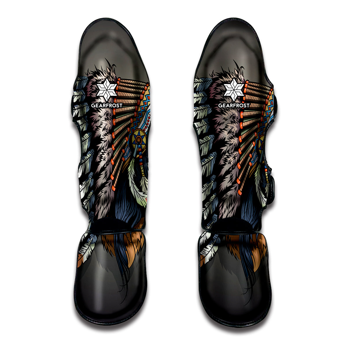 Native American Indian Girl Print Muay Thai Shin Guard