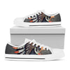 Native American Indian Girl Print White Low Top Shoes