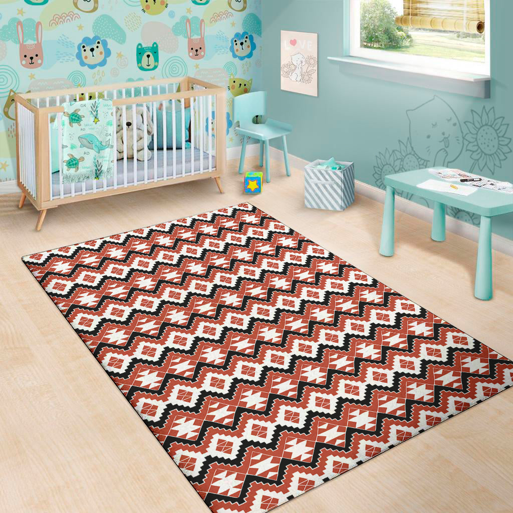 Native American Indian Pattern Print Area Rug
