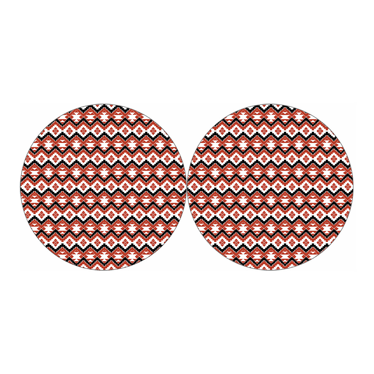 Native American Indian Pattern Print Car Coasters