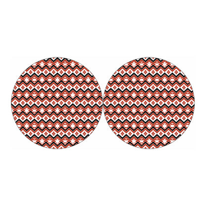 Native American Indian Pattern Print Car Coasters