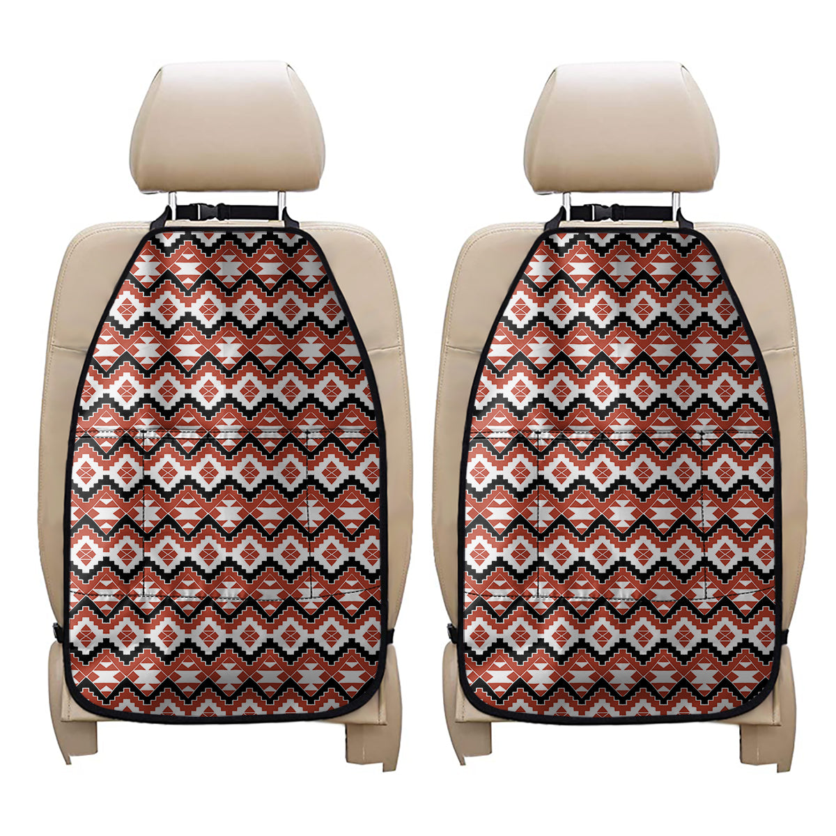 Native American Indian Pattern Print Car Seat Organizers