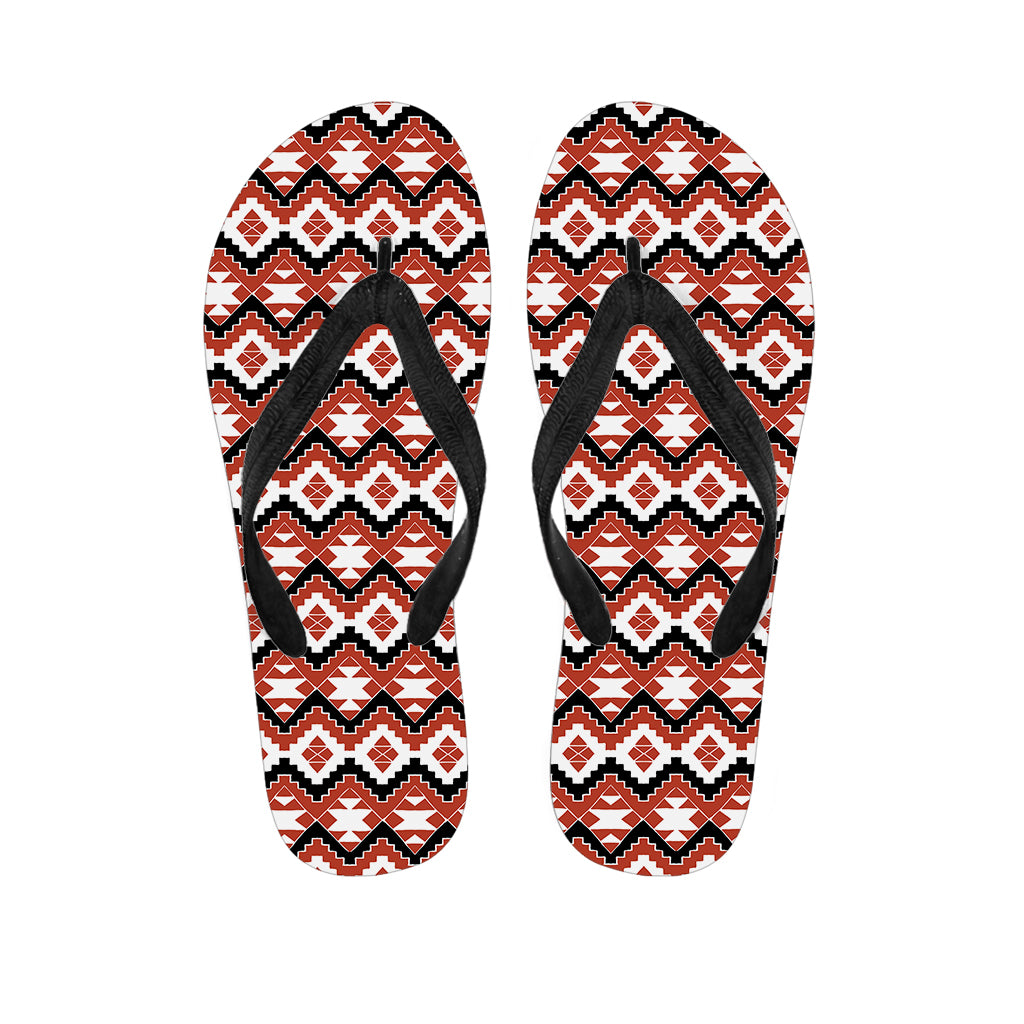 Native American Indian Pattern Print Flip Flops