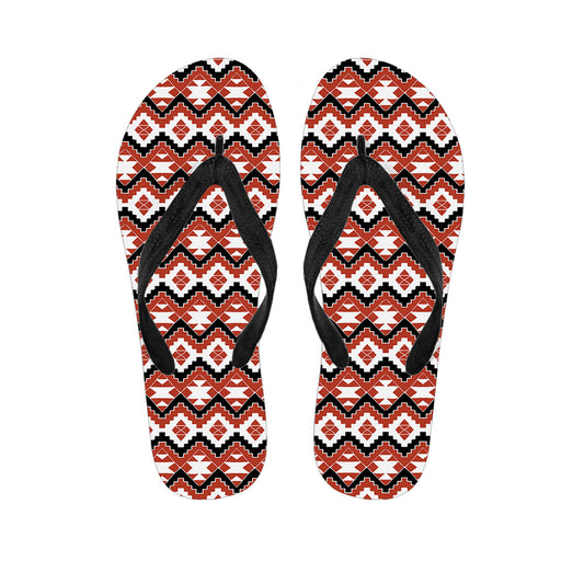 Native American Indian Pattern Print Flip Flops