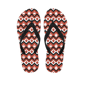 Native American Indian Pattern Print Flip Flops