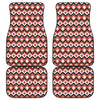 Native American Indian Pattern Print Front and Back Car Floor Mats