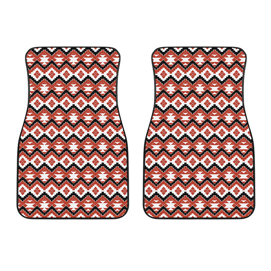 Native American Indian Pattern Print Front Car Floor Mats