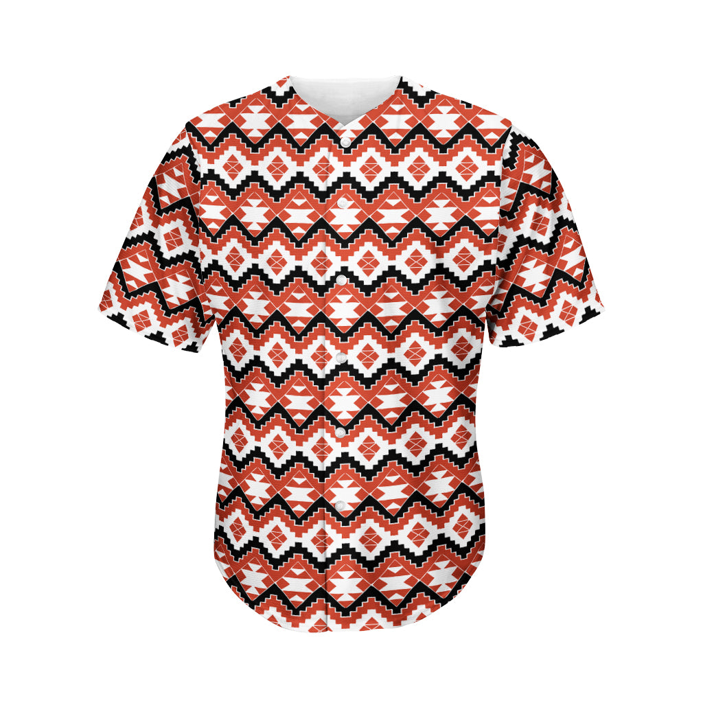 Native American Indian Pattern Print Men's Baseball Jersey
