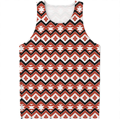 Native American Indian Pattern Print Men's Tank Top