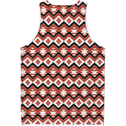 Native American Indian Pattern Print Men's Tank Top