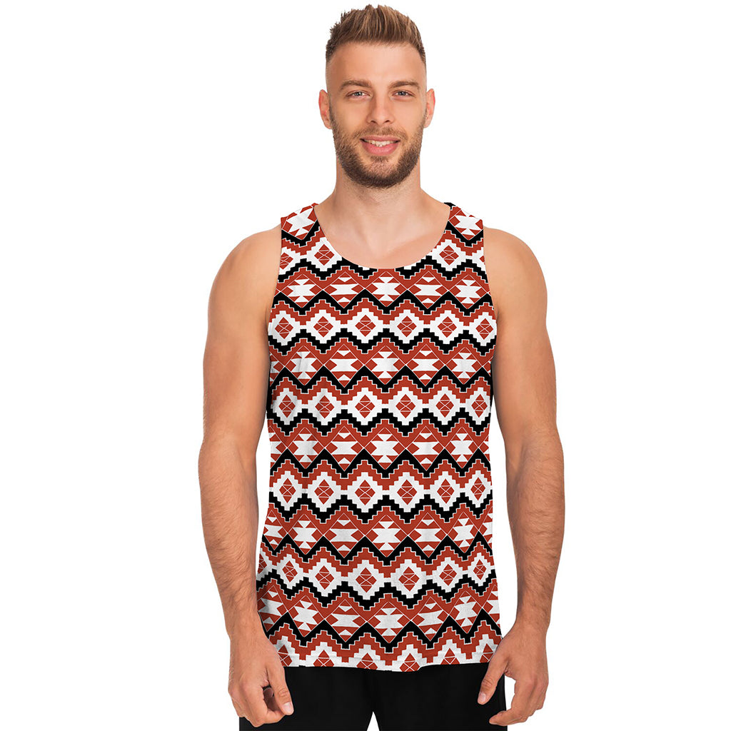 Native American Indian Pattern Print Men's Tank Top