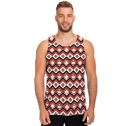 Native American Indian Pattern Print Men's Tank Top