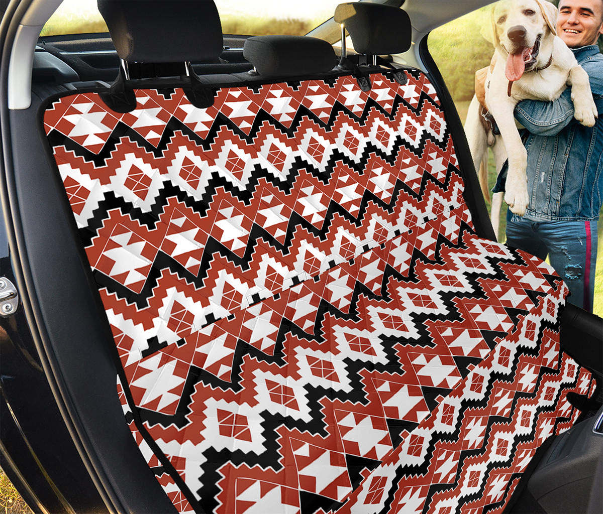 Native American Indian Pattern Print Pet Car Back Seat Cover