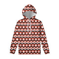 Native American Indian Pattern Print Pullover Hoodie