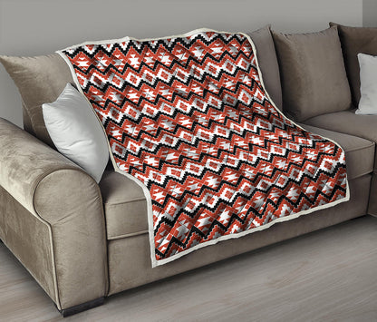 Native American Indian Pattern Print Quilt