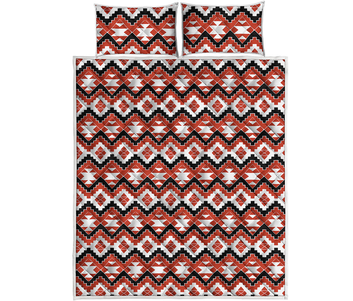 Native American Indian Pattern Print Quilt Bed Set