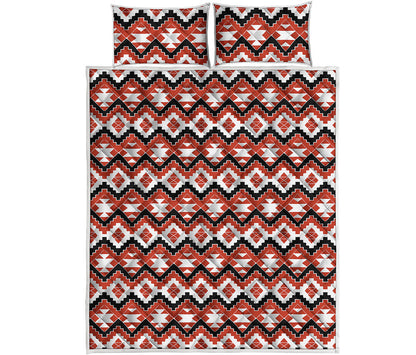 Native American Indian Pattern Print Quilt Bed Set