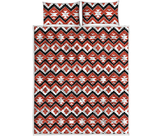 Native American Indian Pattern Print Quilt Bed Set