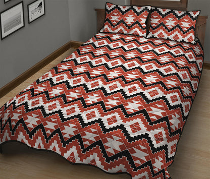 Native American Indian Pattern Print Quilt Bed Set