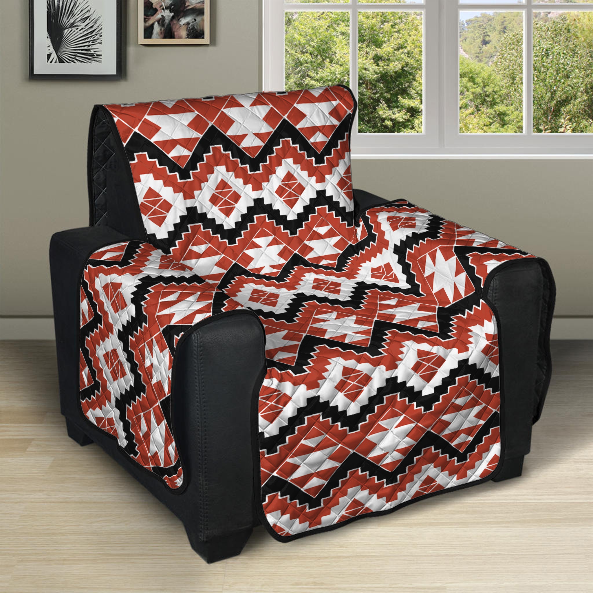 Native American Indian Pattern Print Recliner Protector