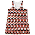 Native American Indian Pattern Print Women's Racerback Tank Top