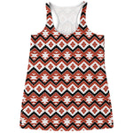 Native American Indian Pattern Print Women's Racerback Tank Top