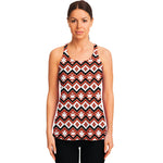 Native American Indian Pattern Print Women's Racerback Tank Top