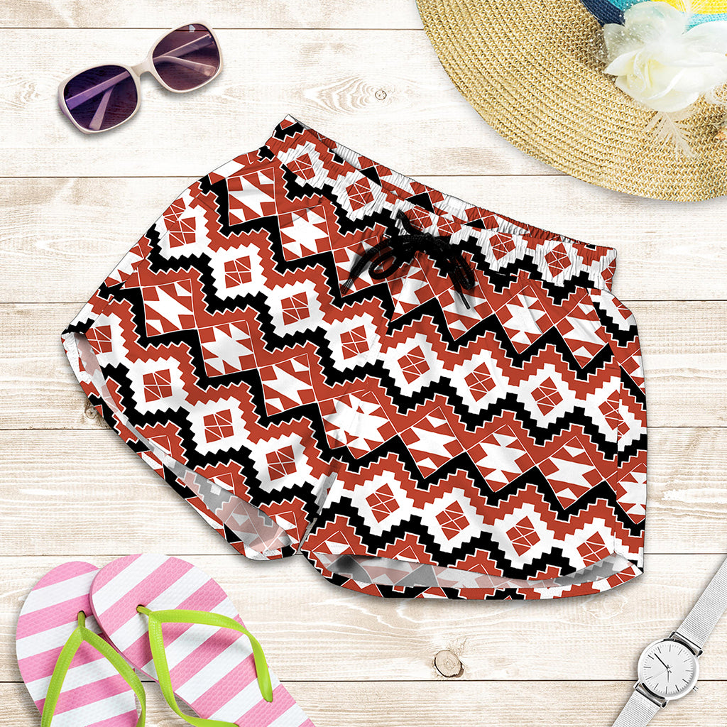 Native American Indian Pattern Print Women's Shorts