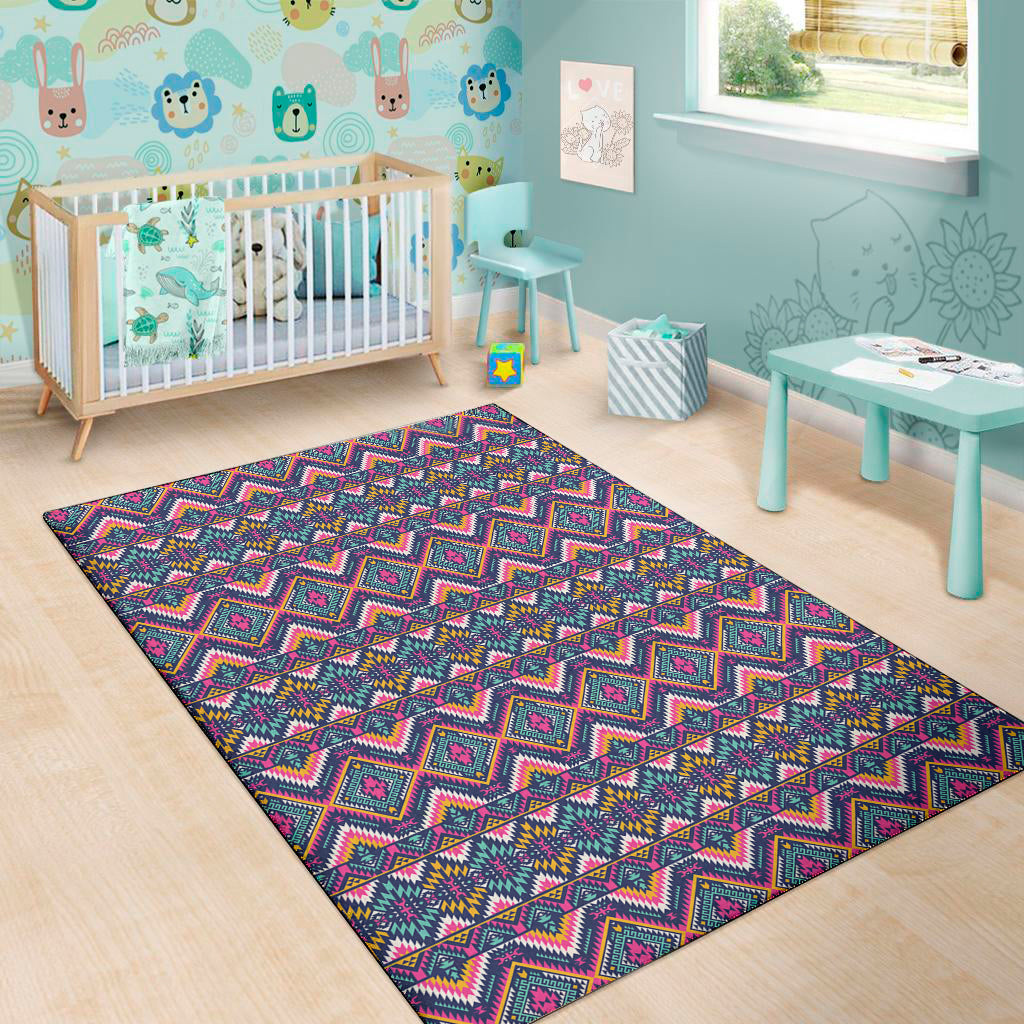 Native American Navajo Tribal Print Area Rug
