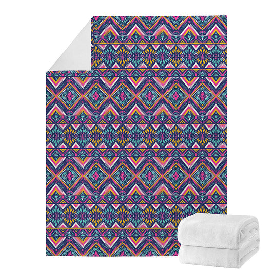 Native American Navajo Tribal Print Blanket