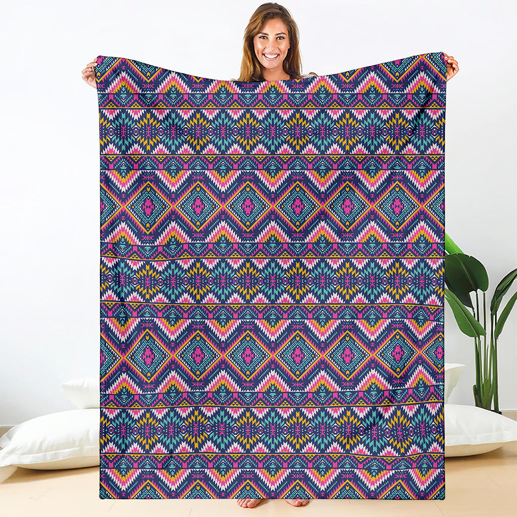 Native American Navajo Tribal Print Blanket