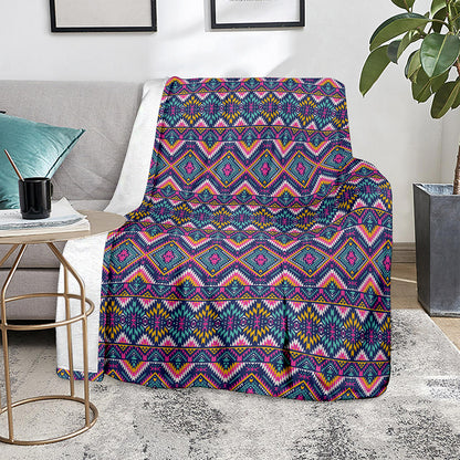 Native American Navajo Tribal Print Blanket