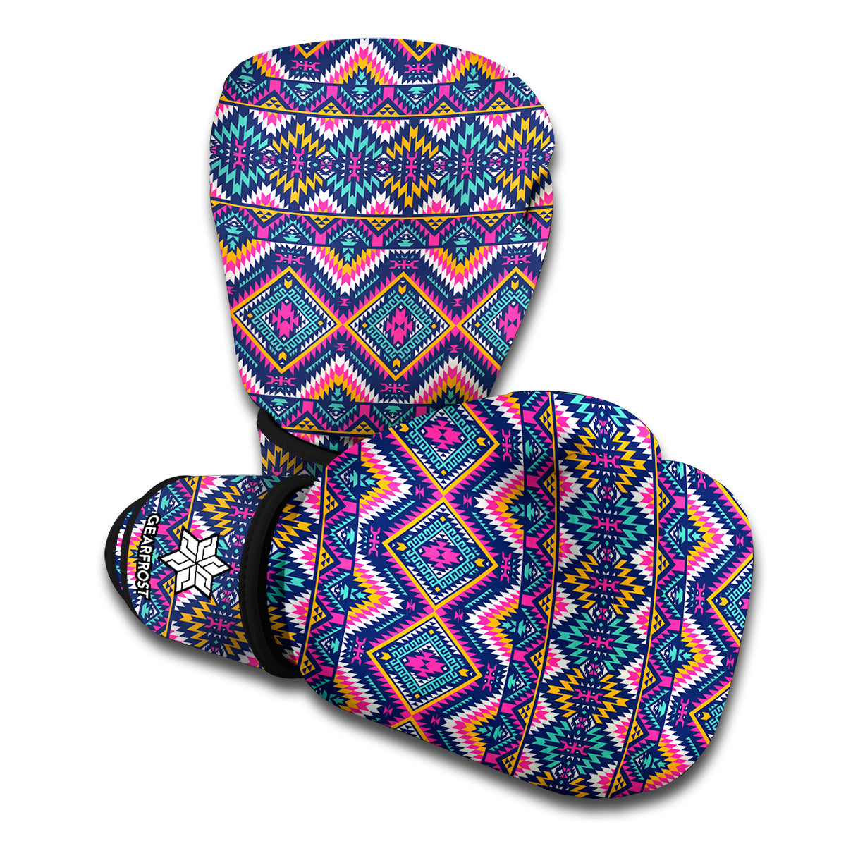 Native American Navajo Tribal Print Boxing Gloves