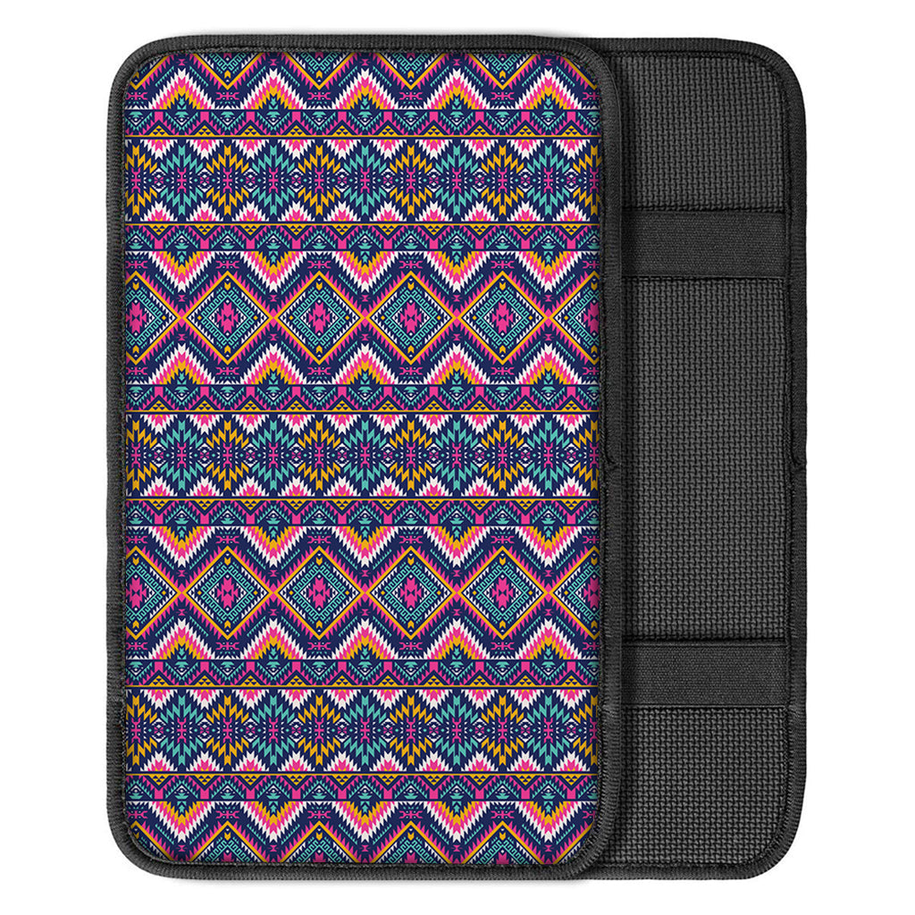 Native American Navajo Tribal Print Car Center Console Cover