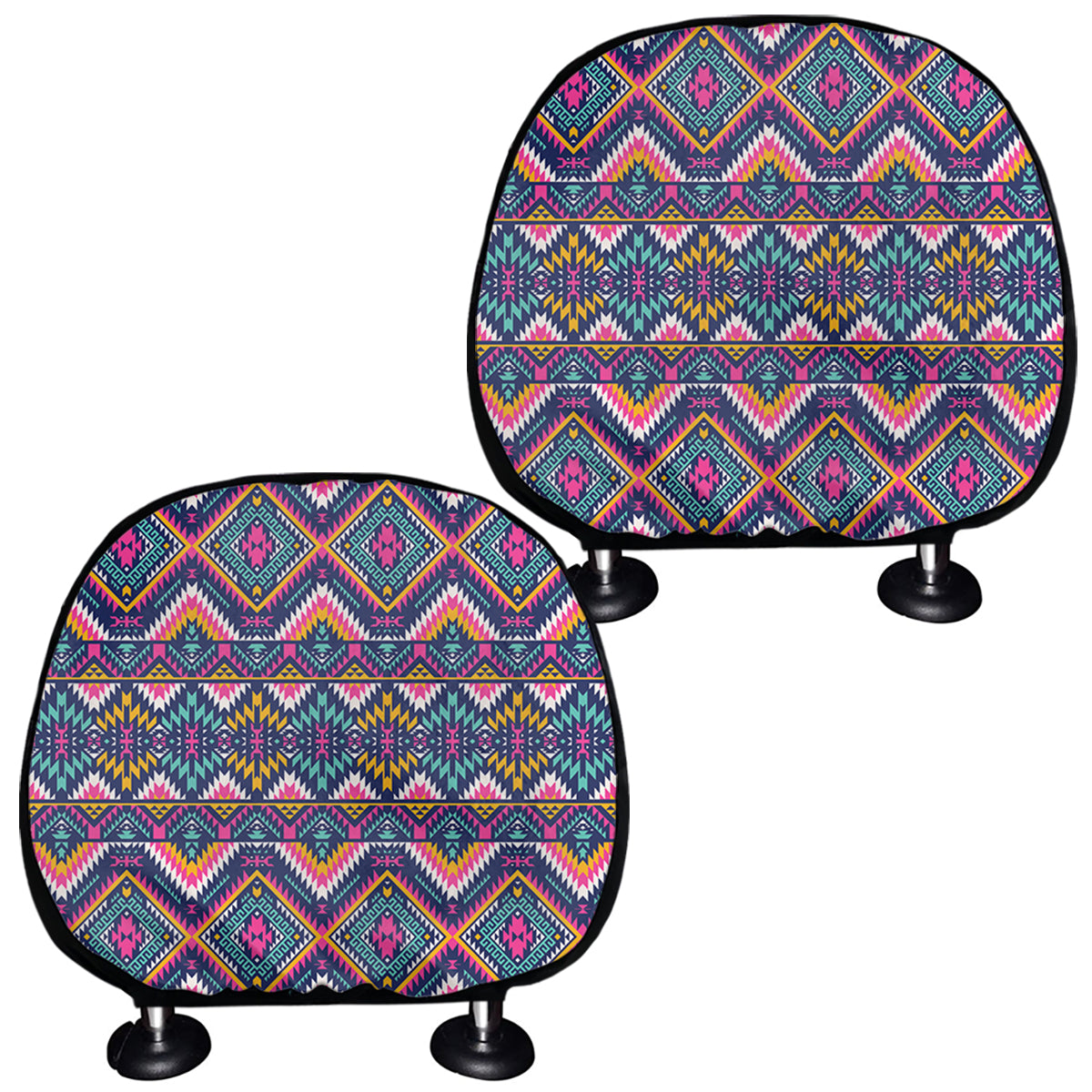 Native American Navajo Tribal Print Car Headrest Covers