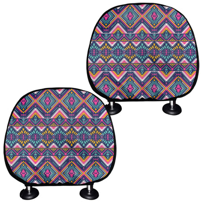 Native American Navajo Tribal Print Car Headrest Covers