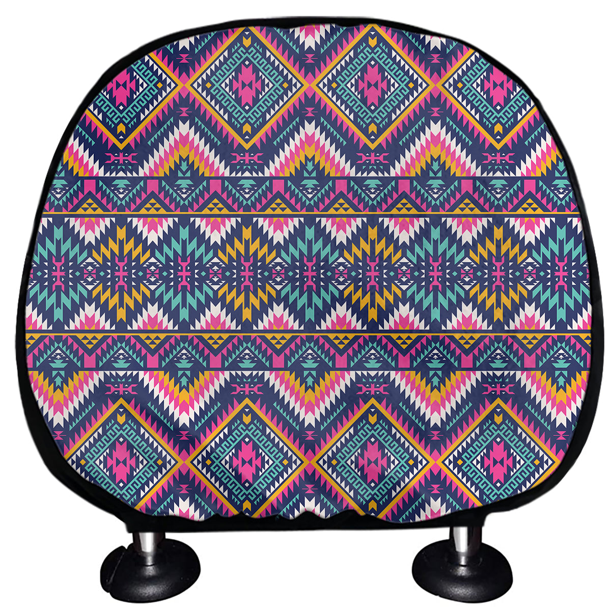 Native American Navajo Tribal Print Car Headrest Covers