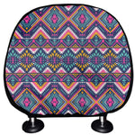Native American Navajo Tribal Print Car Headrest Covers
