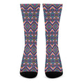 Native American Navajo Tribal Print Crew Socks