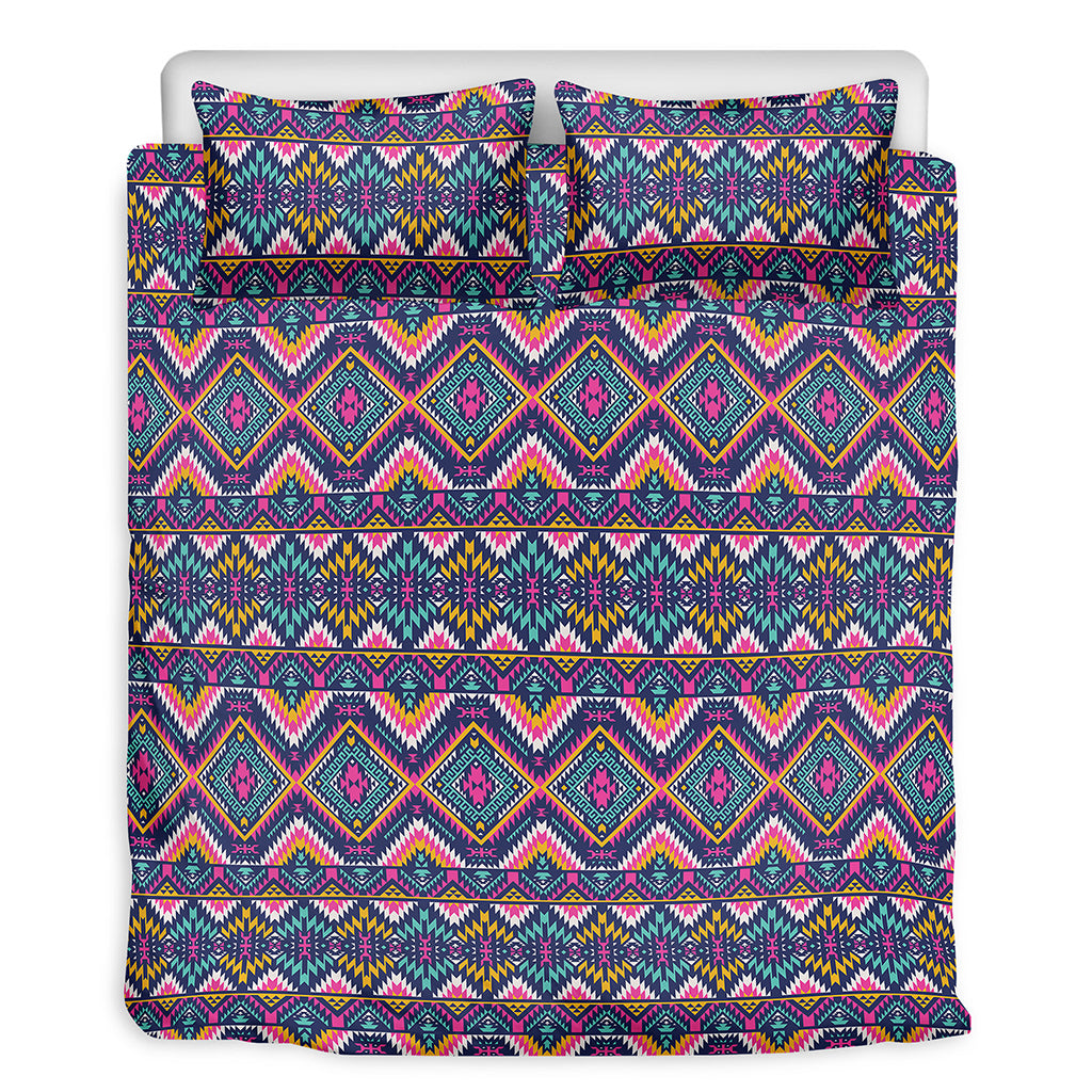 Native American Navajo Tribal Print Duvet Cover Bedding Set