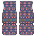 Native American Navajo Tribal Print Front and Back Car Floor Mats
