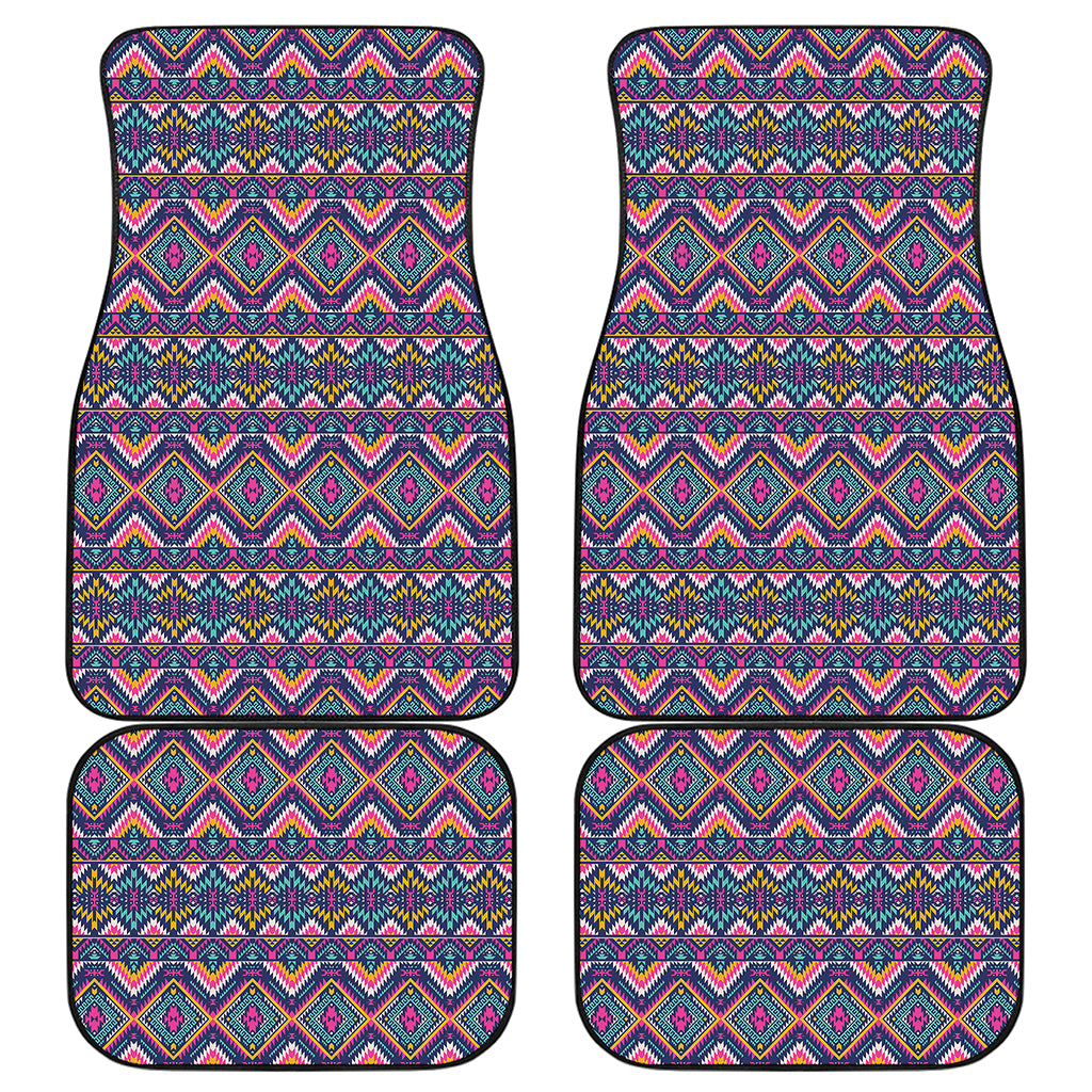 Native American Navajo Tribal Print Front and Back Car Floor Mats