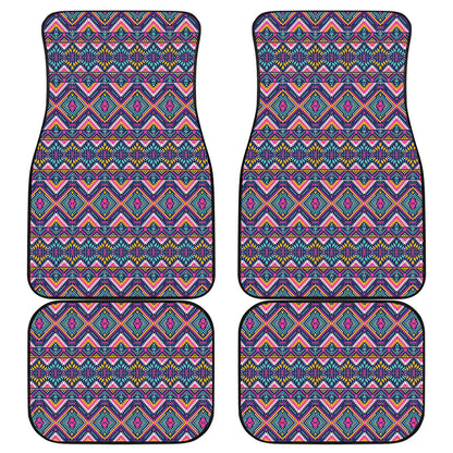 Native American Navajo Tribal Print Front and Back Car Floor Mats