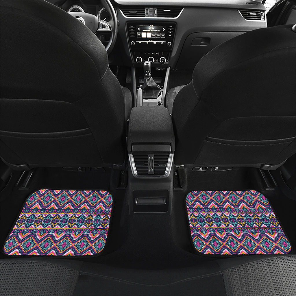 Native American Navajo Tribal Print Front and Back Car Floor Mats