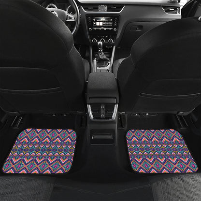 Native American Navajo Tribal Print Front and Back Car Floor Mats