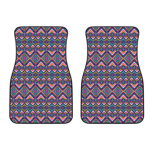 Native American Navajo Tribal Print Front Car Floor Mats