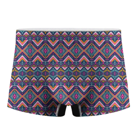 Native American Navajo Tribal Print Men's Boxer Briefs