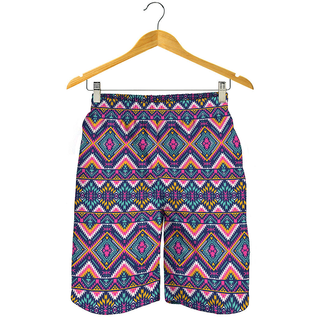 Native American Navajo Tribal Print Men's Shorts